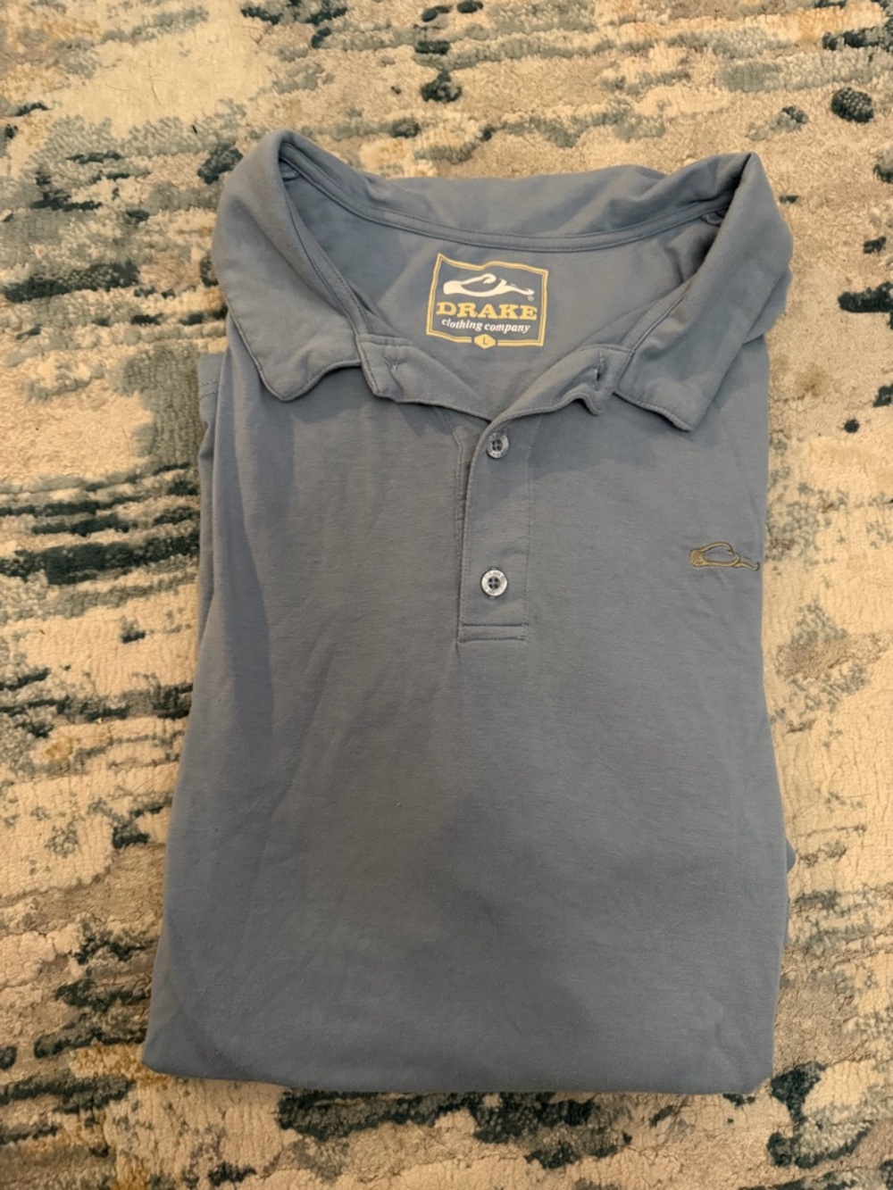 Drake Men’s Slate Blue Polo